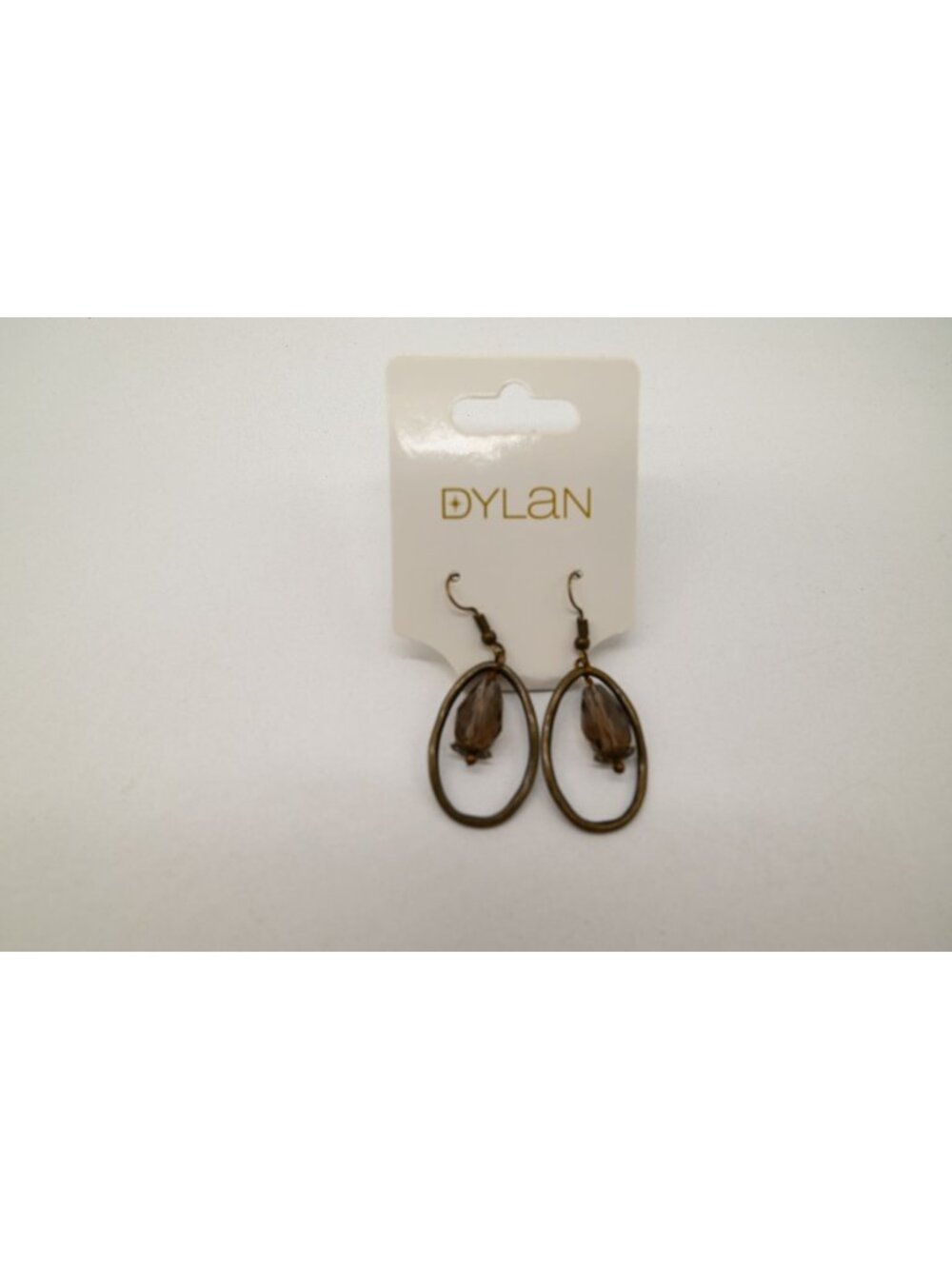 NWT Dylan Jewelry Bijou Earrings Weathered Bronze Dangle Drop Statement Boho